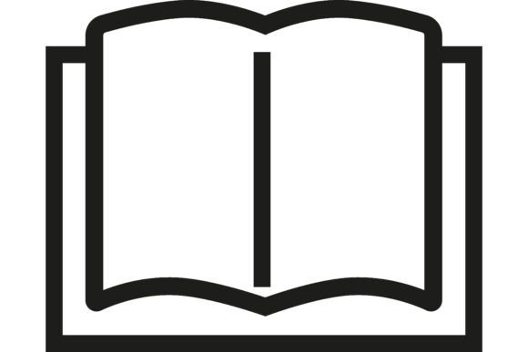 Book Line Icon: Lesson, School, College and the Modern Education Concept