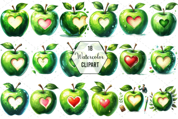 Love Apple Watercolor Clipart Bundle: A Practical Guide for Educators and Creators