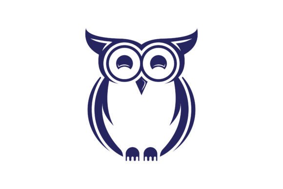 Owl Chat Bubble Logo Template Design