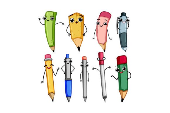 Pen Character Set Cartoon Vector Illustr: A Practical Guide for Creators and Educators
