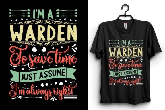 Warden Typography T-shirt Design Svg: A Workflow Guide for Creators
